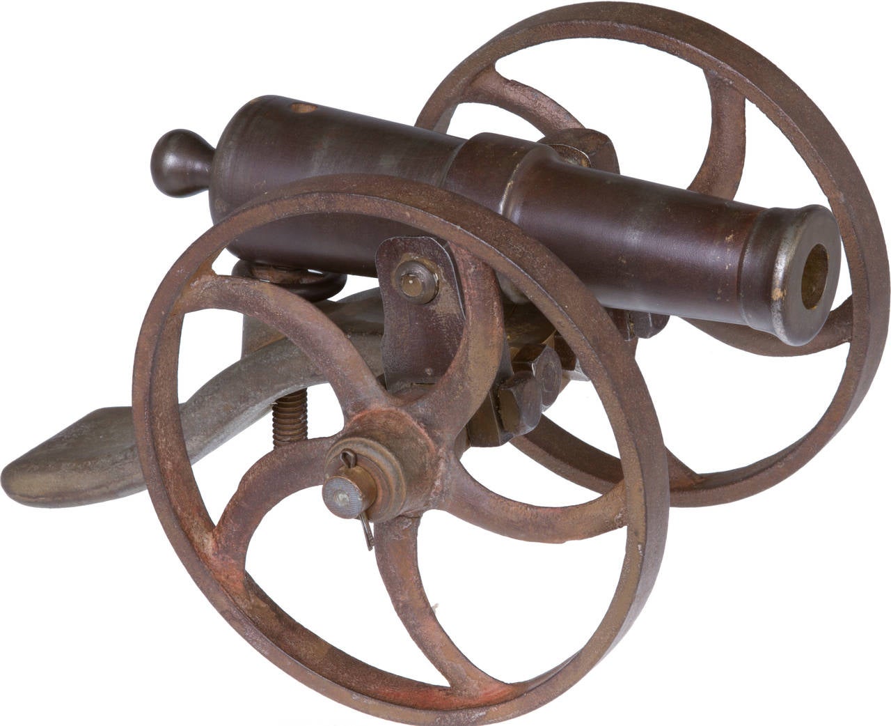 Early 20th Century Antique Model Iron Cannon