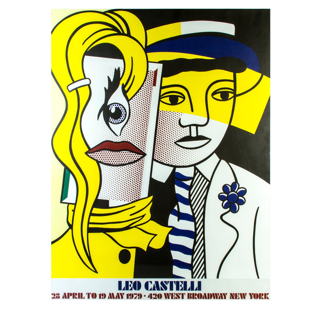 Lichtenstein for Leo Castelli, New York Poster "Stepping Out"