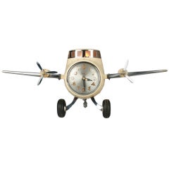 Ivory MasterCrafters Sessions Airplane Clock