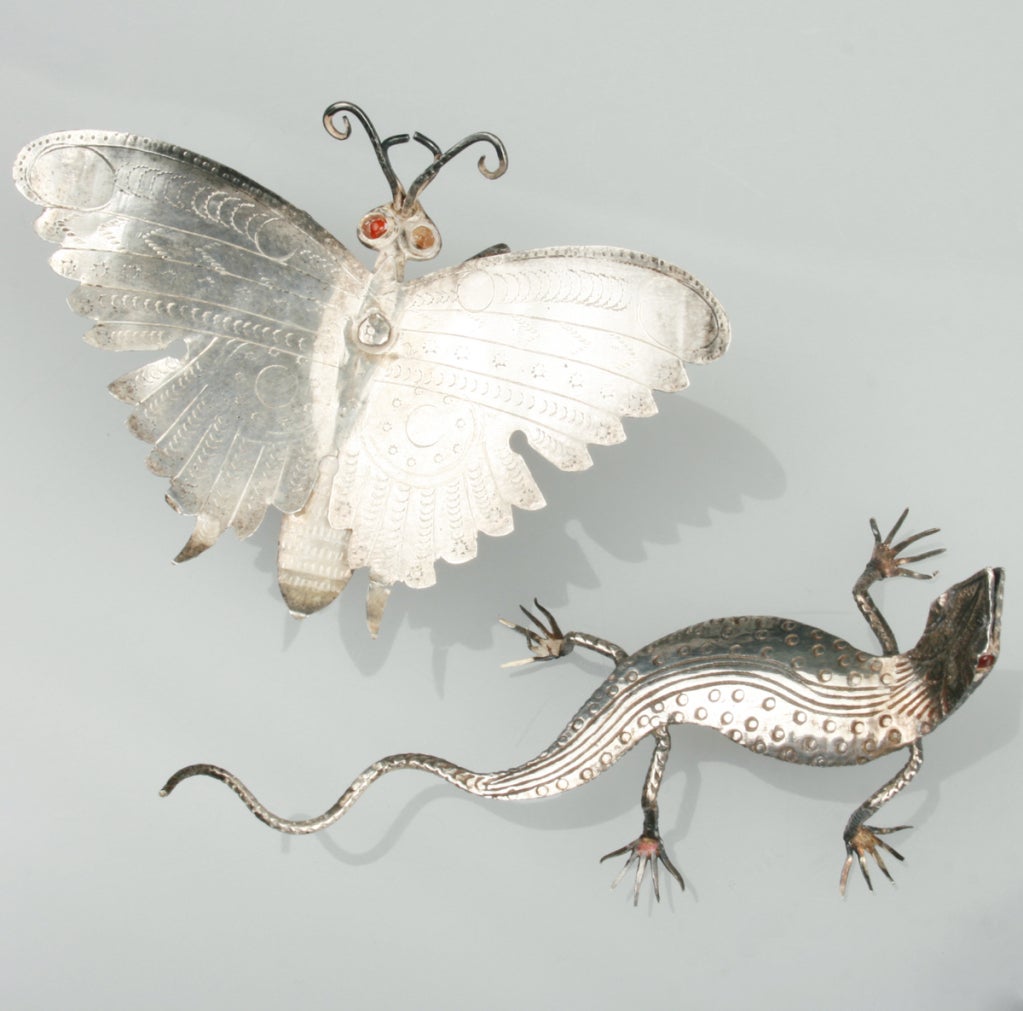 European Collection of Insects and Reptile Placecard Holders