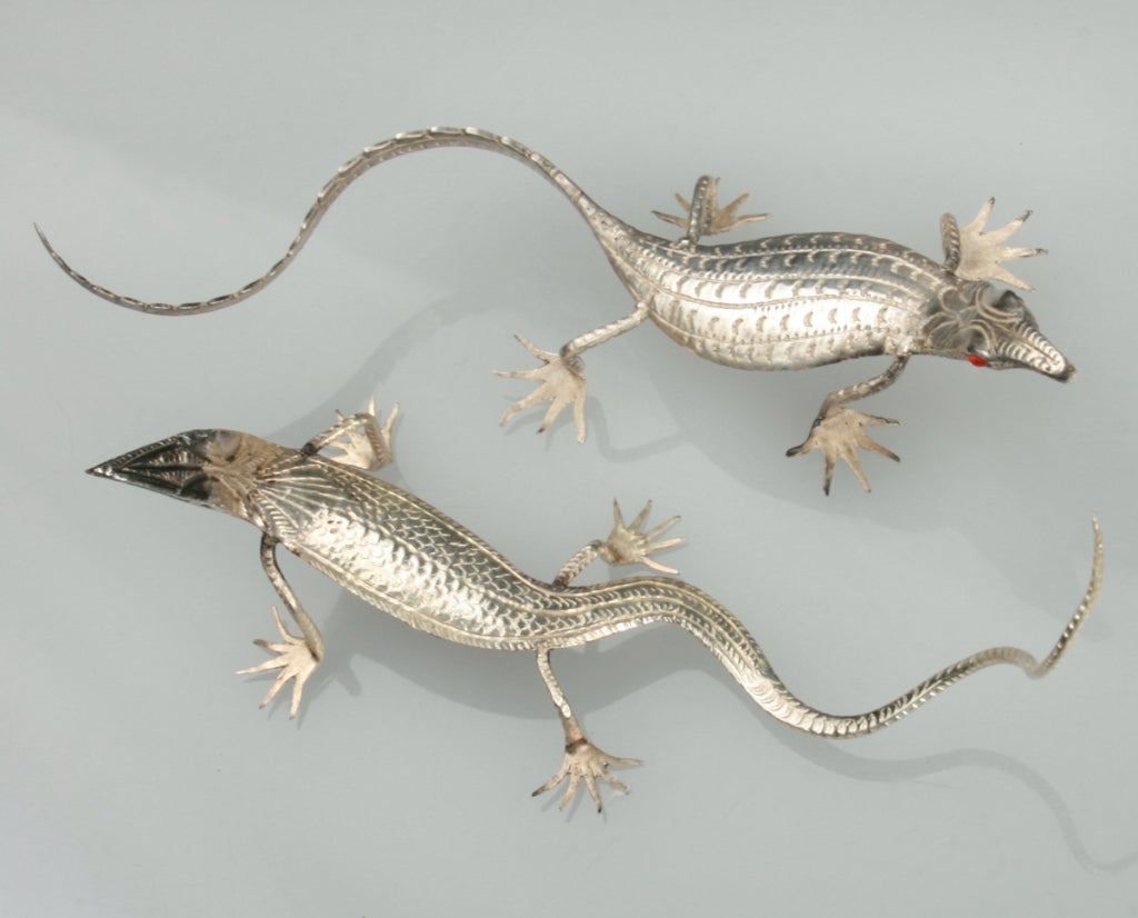Metal Collection of Insects and Reptile Placecard Holders
