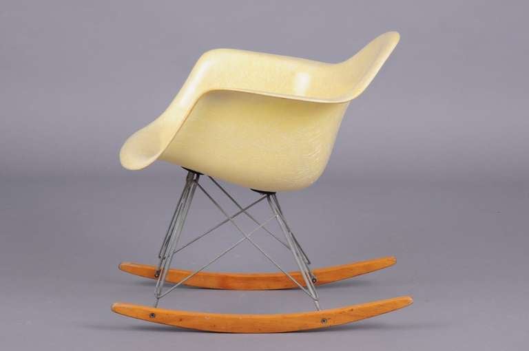 Mid-20th Century Zenith Shell Rocking Chair RAR by Charles and Ray Eames
