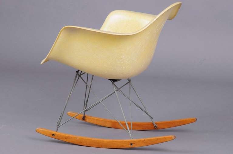 Fiberglass Zenith Shell Rocking Chair RAR by Charles and Ray Eames