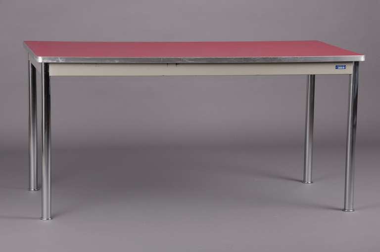 Mid-20th Century tubular desk