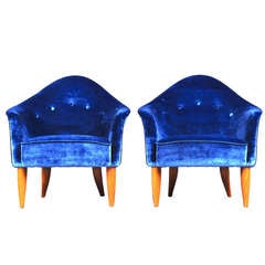 Pair of Paradise Easy Chairs by Kerstin Horlin Holmquist