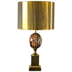 Maison Charles  Bronze & Marble Lamp 
