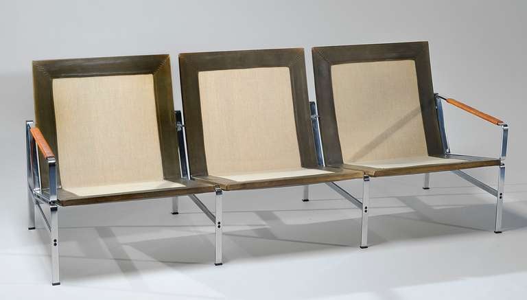 Stainless Steel Fabricius & Kastholm Sofa