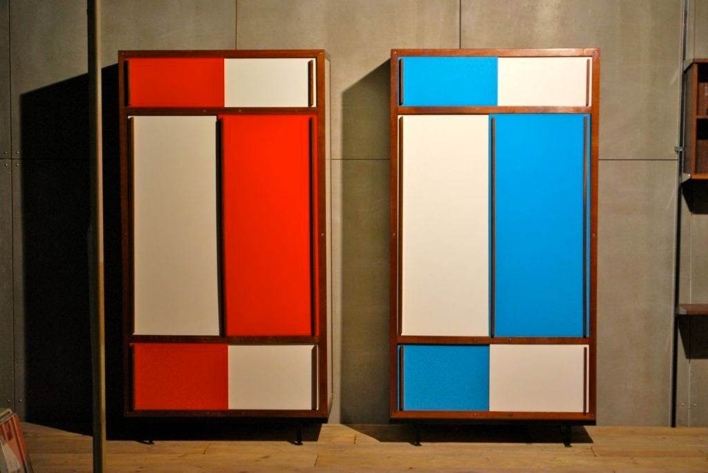 Pair of dressers, by André Sornay in the style of Perriand 6