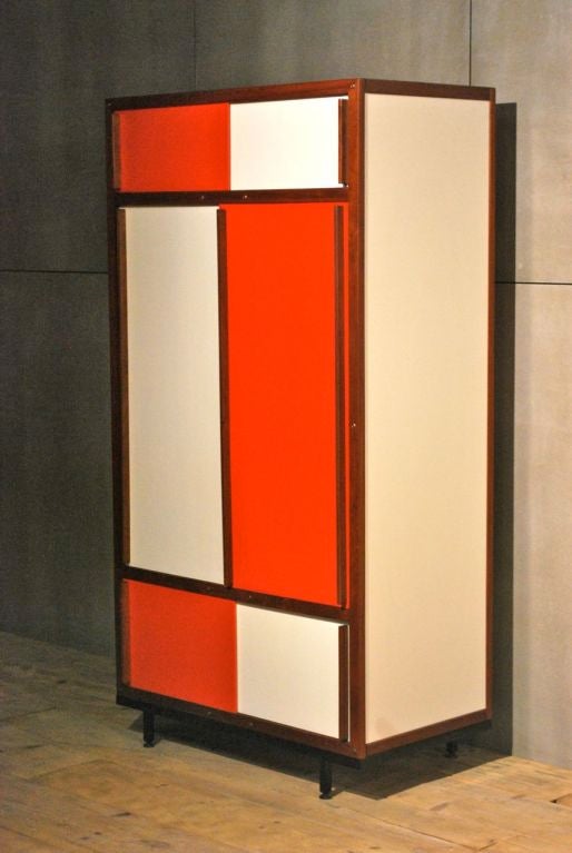 Mid-20th Century Pair of dressers, by André Sornay in the style of Perriand