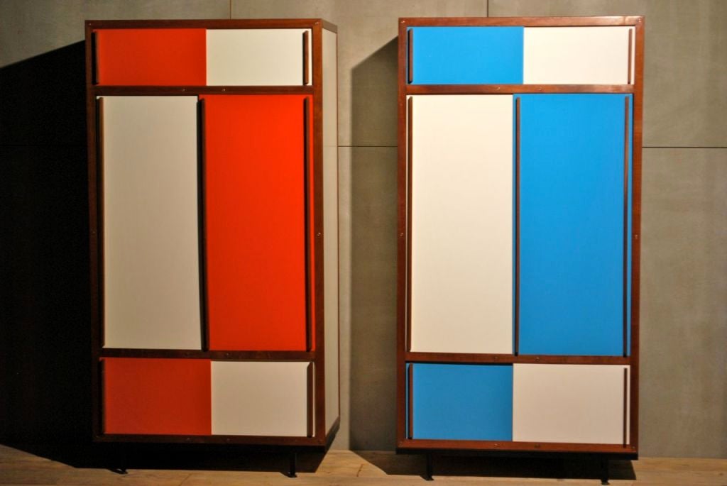 Pair of dressers, by André Sornay in the style of Perriand 2