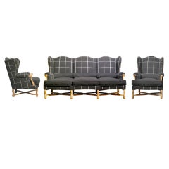 Very Nice Set Of Club Chairs / Bergeres