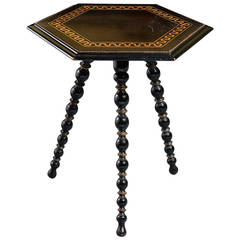 Ebonised Gypsy Table
