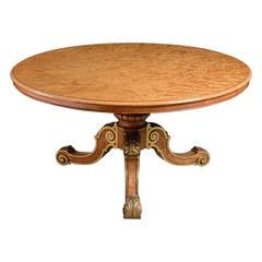 Satinwood Center Table 7