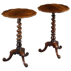 Pair of Rosewood Lamp-Tables