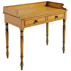 Regency Buff-Painted Dressing Table