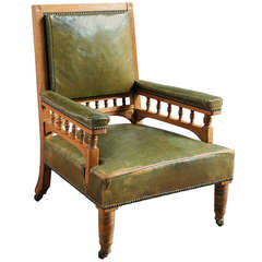 Victorian Library Armchair