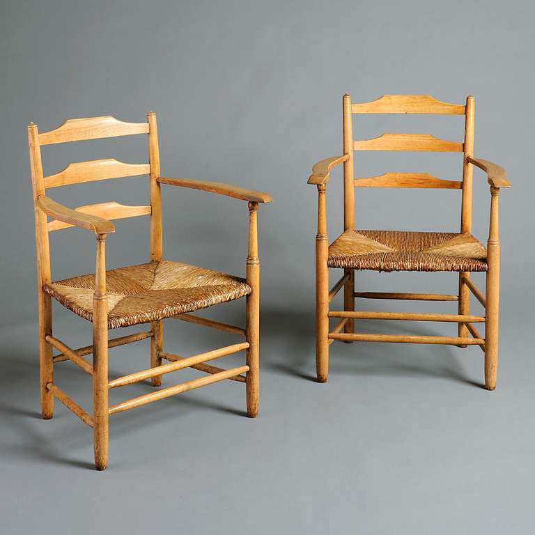 Pair of Arts & Crafts Armchairs