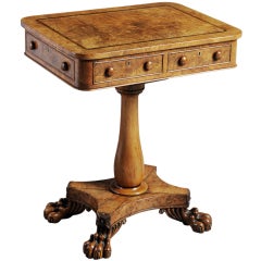 George IV Pollard Lamp-table