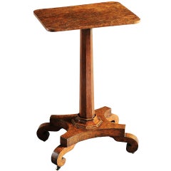 Antique Pollard Oak Lamp-Table