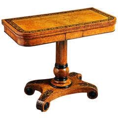 Bullock Card Table