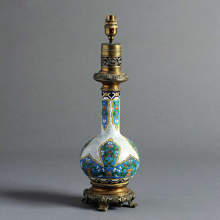 Moorish Style Pottery Lamp