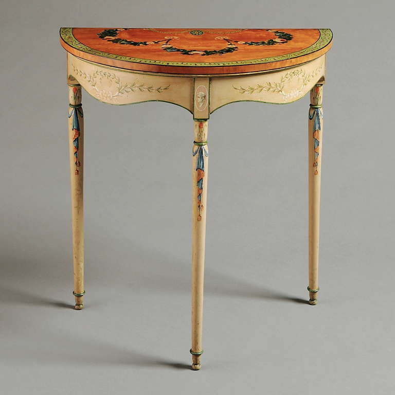 British George III Painted Pier Tables