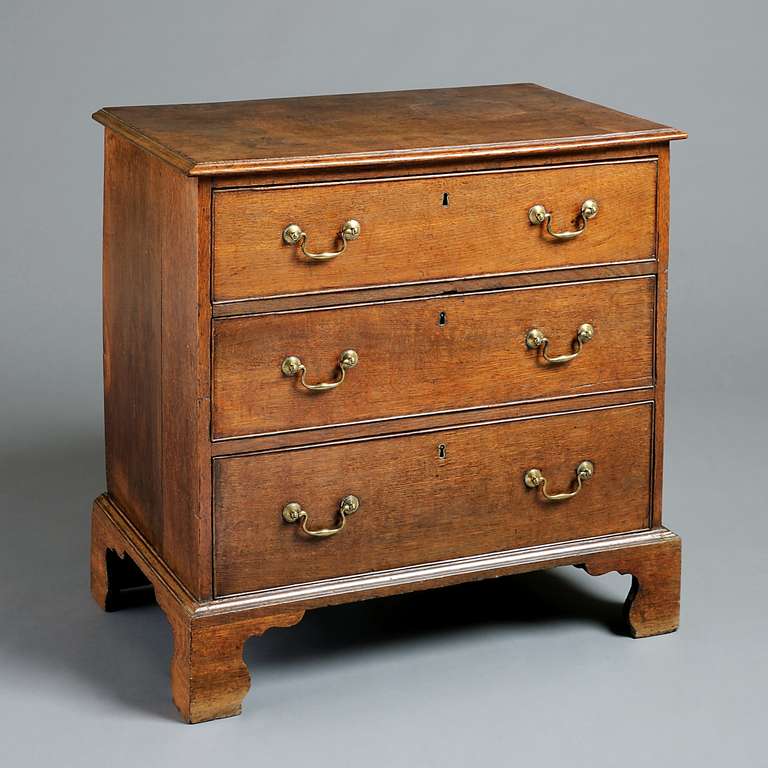 George III Oak Chest-of-Drawers
