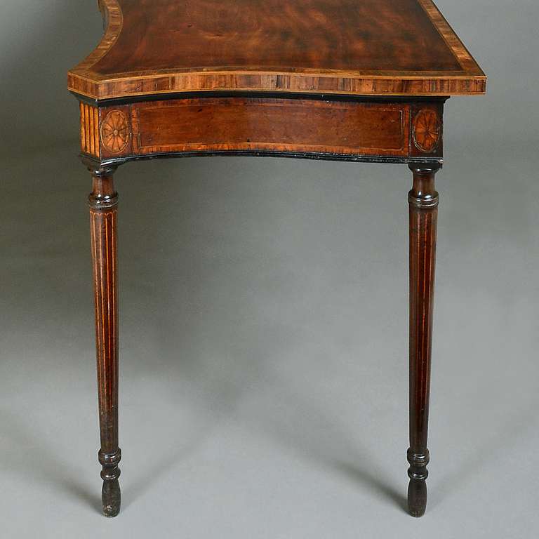 George III Mahogany and Marquetry Side Table, circa 1780 In Excellent Condition In London, GB