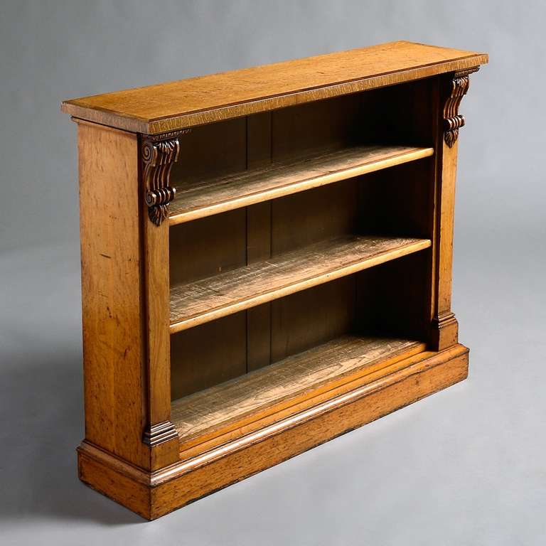 Pair of Early Victorian Oak Bookcases at 1stdibs