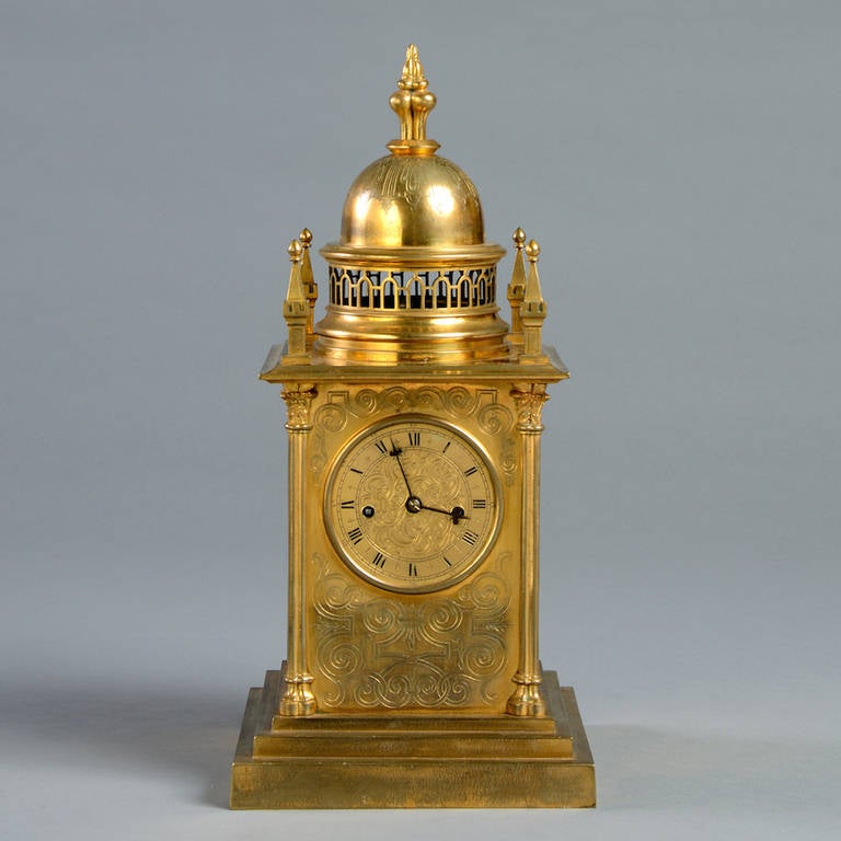Elizabethan Revival Mantel Clock, circa 1840 For Sale at 1stDibs ...