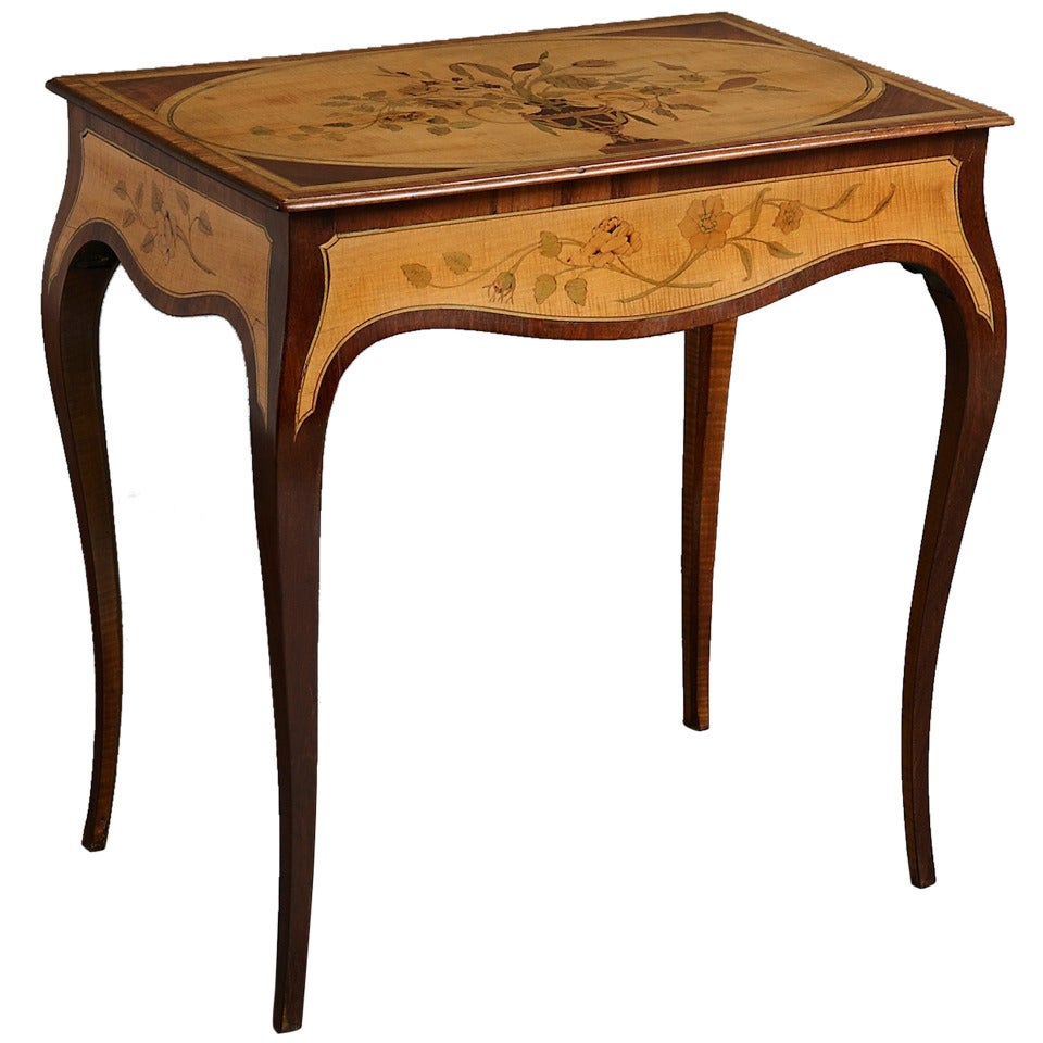 George III Marquetry Writing Table