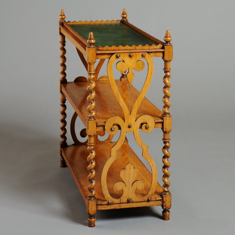 Oak Etagere