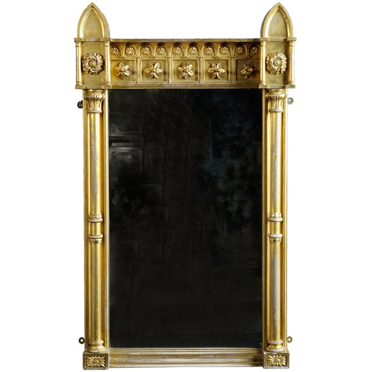 Gothic Giltwood Mirror