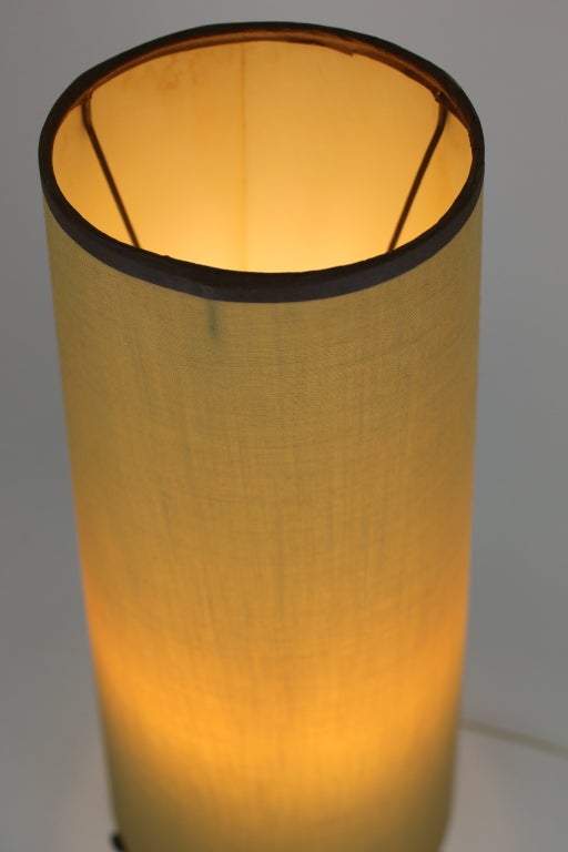 Mid-20th Century Danish Teak Cone Shade Table Lamp For Sale