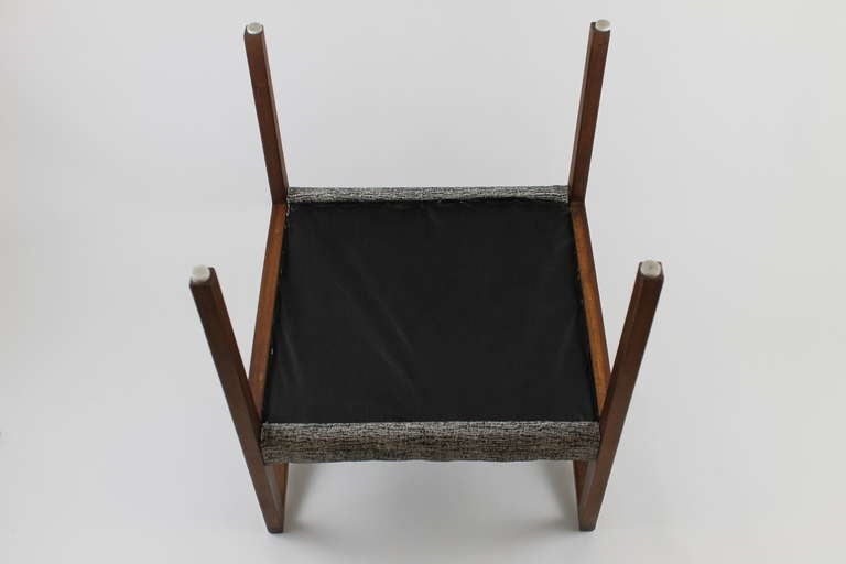 Teak Jens Risom Dining / Side Chair with Arms For Sale