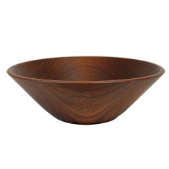 Turned Guatamalian Mahogany bowl by Robert Stocksdale