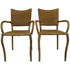 Hollywood regency style bamboo chairs 11