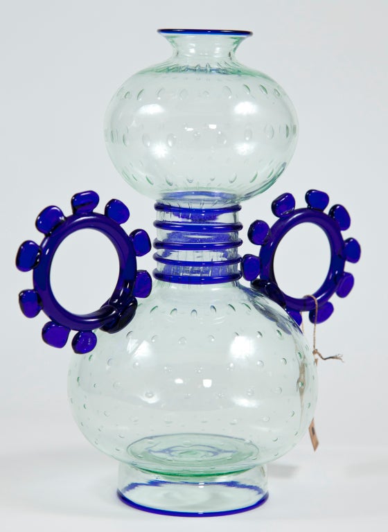 Italian Glass Urn By Vittorio Zecchin For Pauly & Co. For Sale