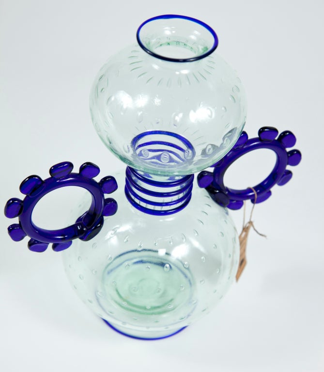 Blown Glass Glass Urn By Vittorio Zecchin For Pauly & Co. For Sale