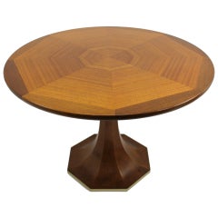 Harvey Probber mahogany pedestal table