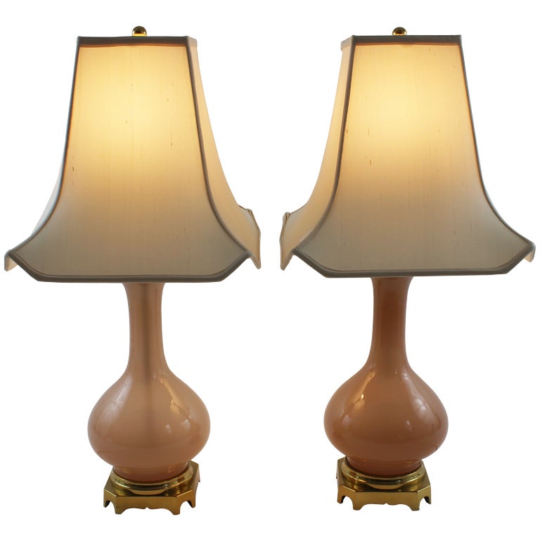 Pair Of Lamps From The Greenbrier Resort By Dorothy Draper