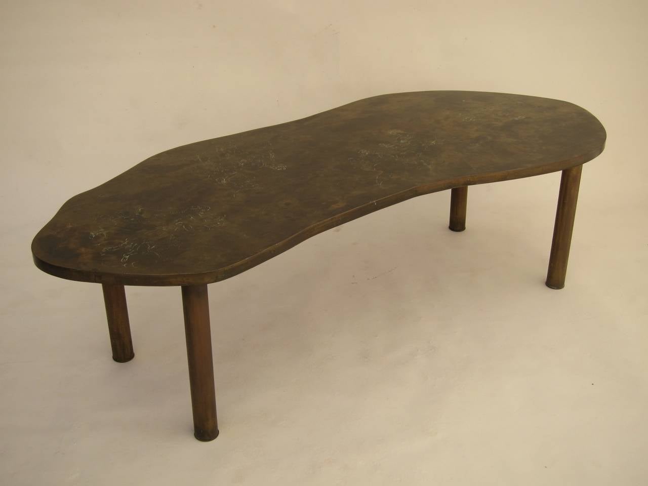Philip and Kelvin LaVerne Bronze Cocktail Table