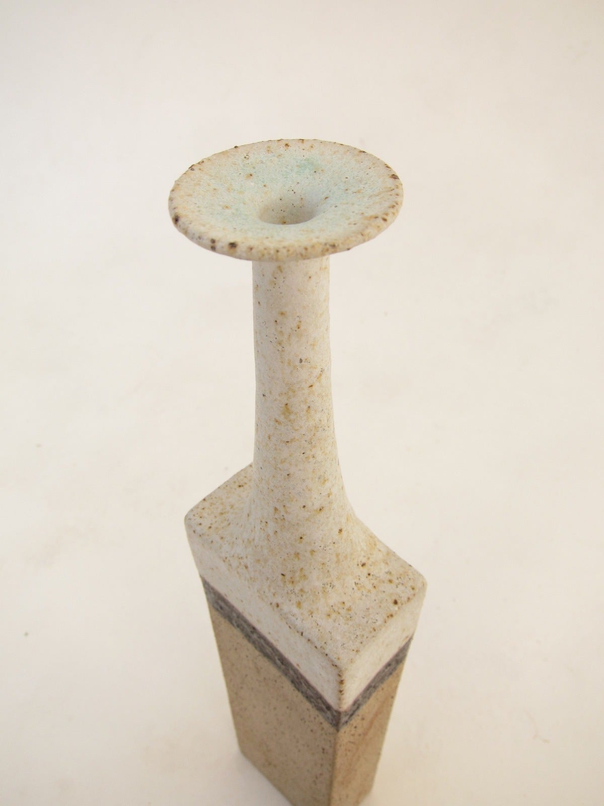 Italian Ceramic Vase by Bruno Gambone For Sale