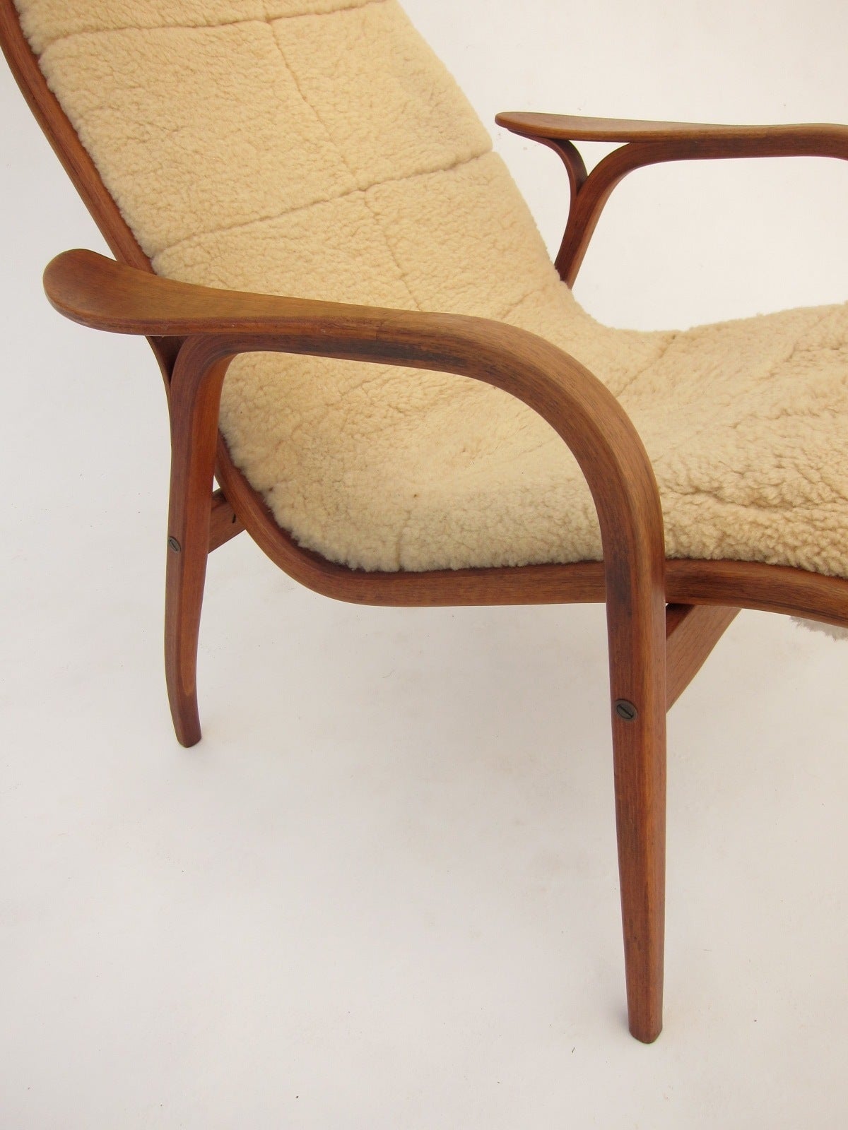 Teak Swedese Lamino Lounge Chair by Yngve Ekstrom For Sale