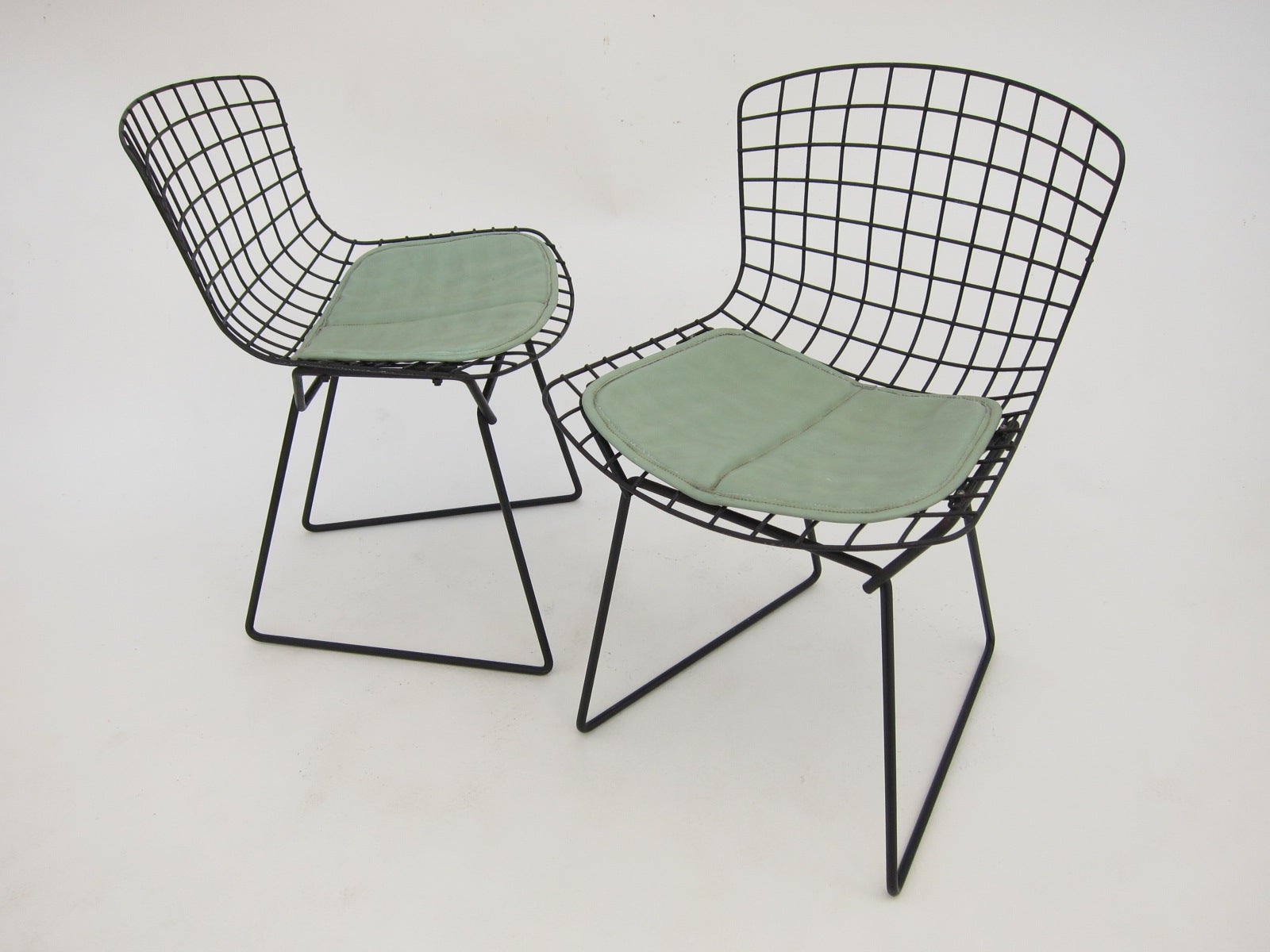 Pair of Kid's Bertoia Wire Chairs