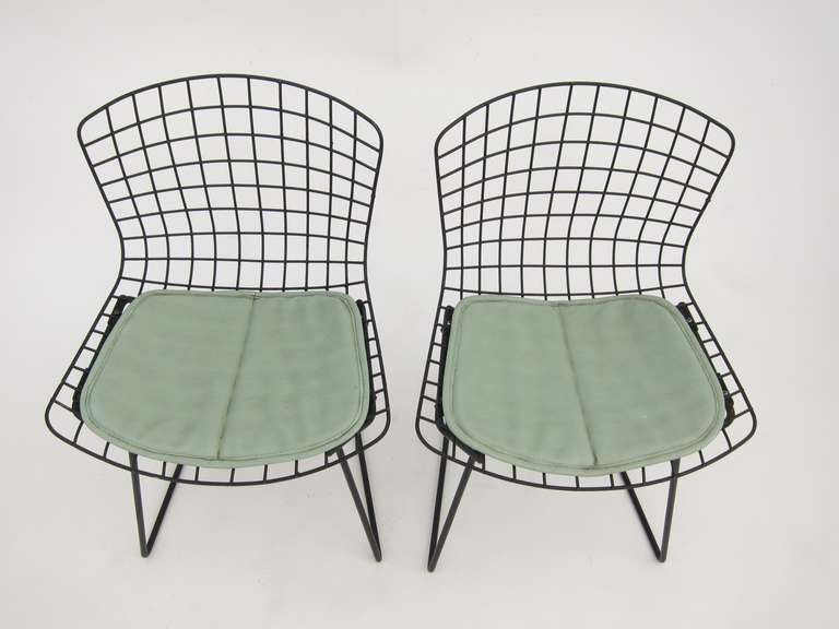 American Pair of Kid's Bertoia Wire Chairs