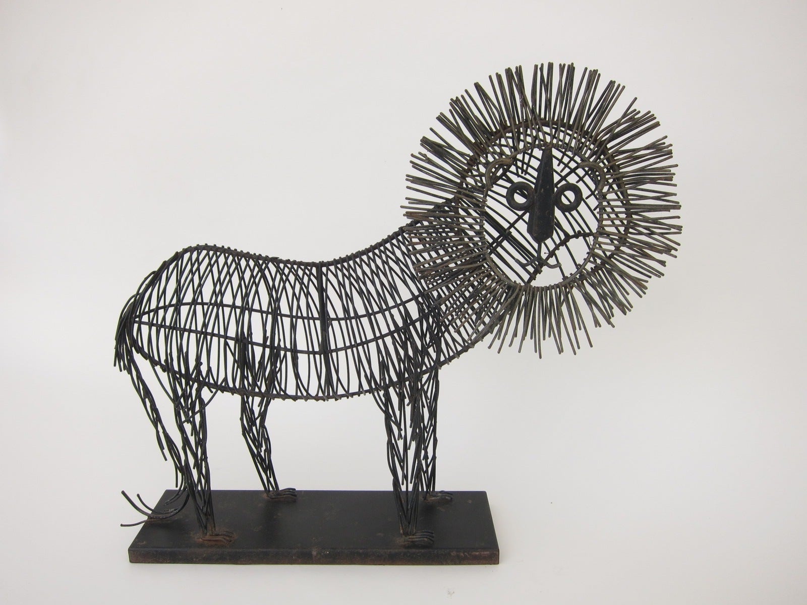 Curtis Jere Lion Sculpture