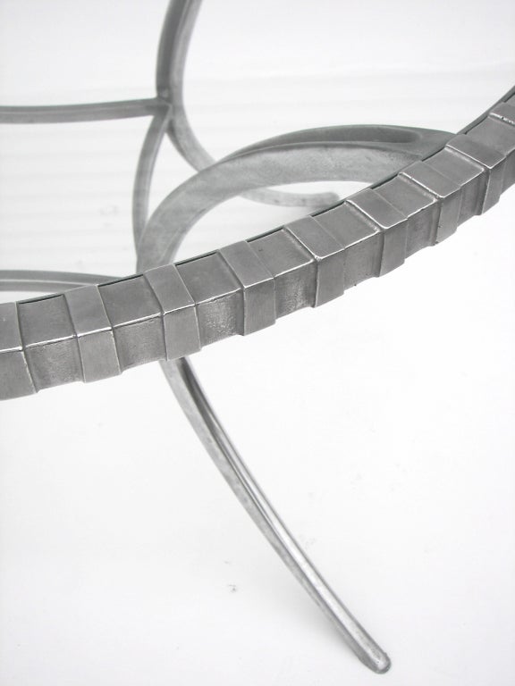 20th Century Thinline Aluminum Patio Set For Sale