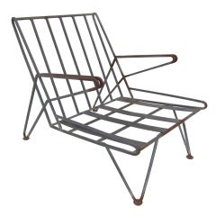 Used Metal Patio Arm Chair