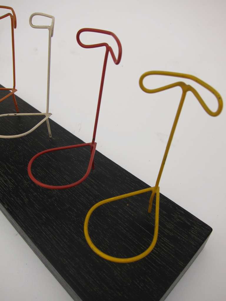 Modernist Smoking Pipe Rack In Good Condition For Sale In Palos Verdes Estates, CA